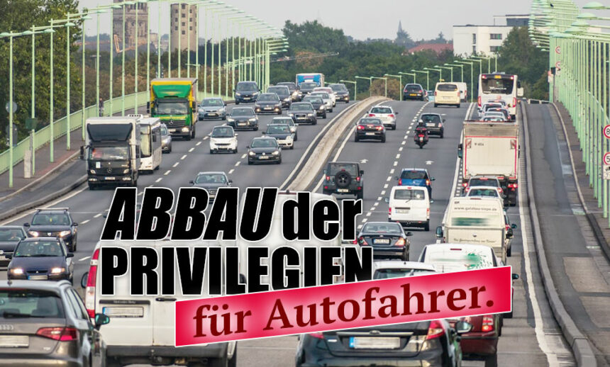 Denkfabrik fordert radikalen Abbau der Privilegien für Autofahrer.